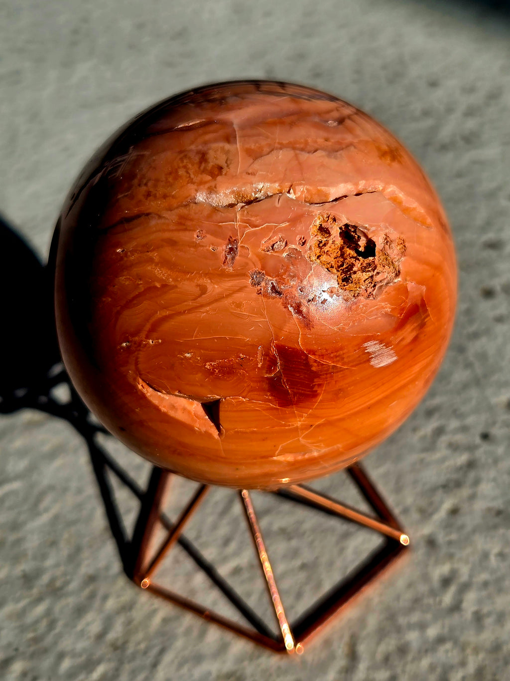 Sphère d'agate