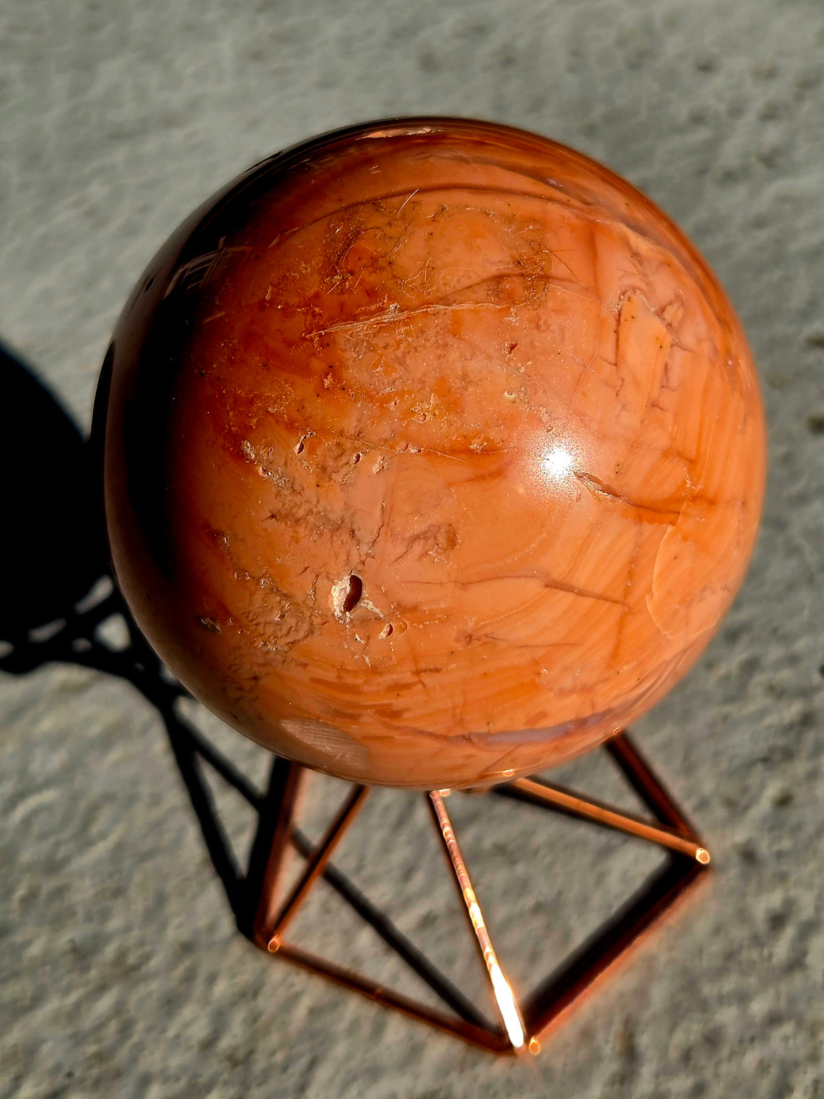Sphère d'agate