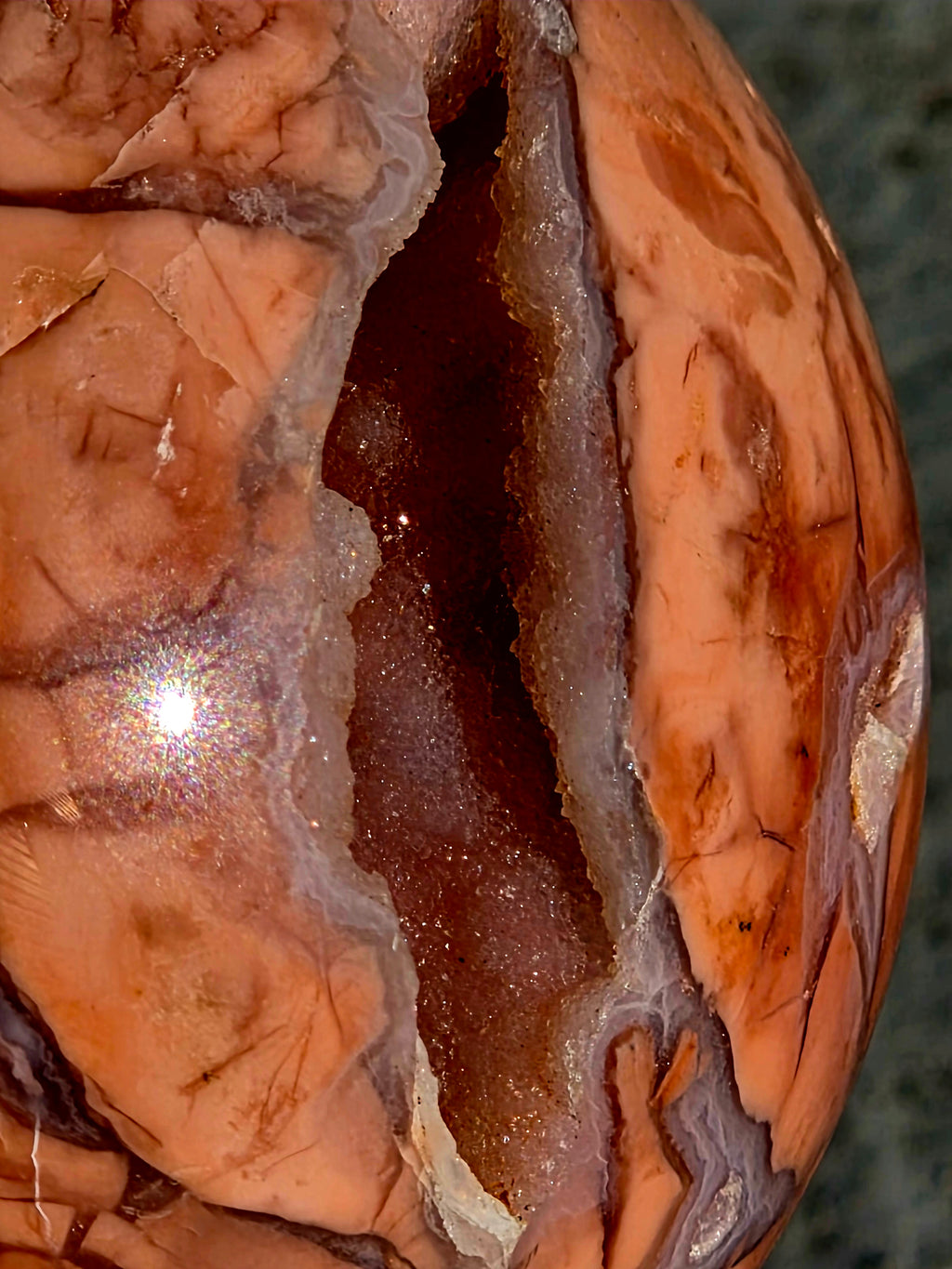 Sphère d'agate