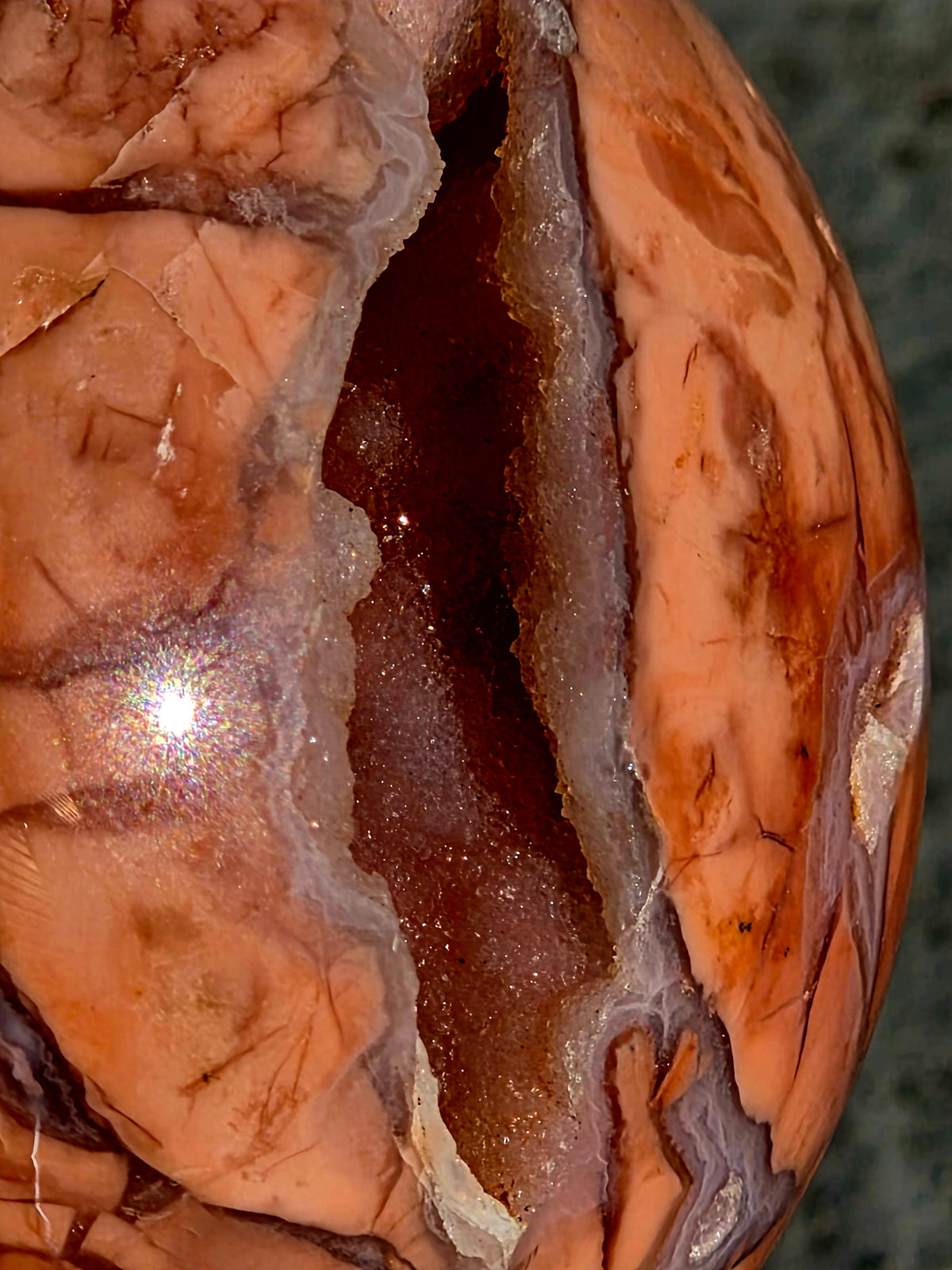 Sphère d'agate