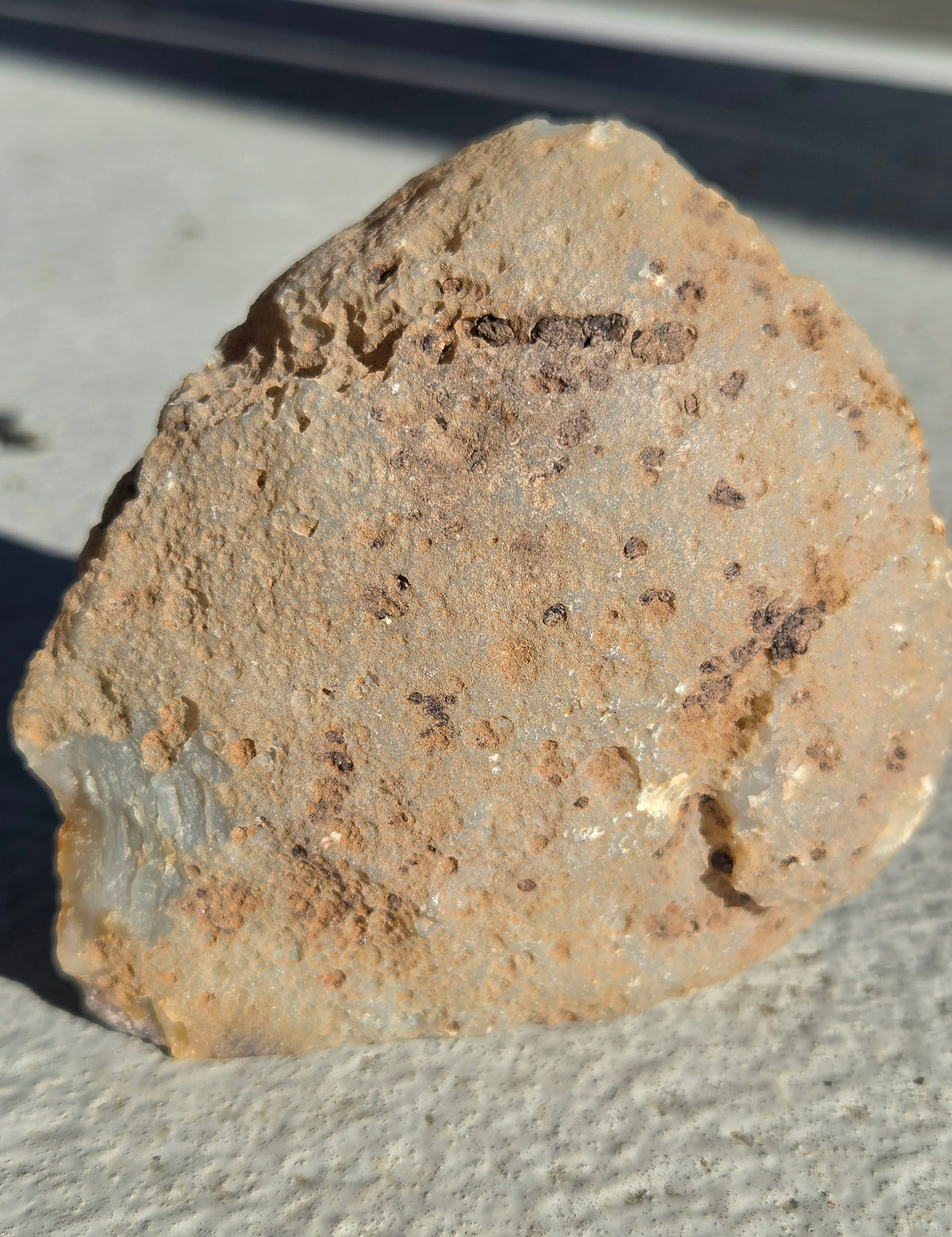 géode d'agate naturelle