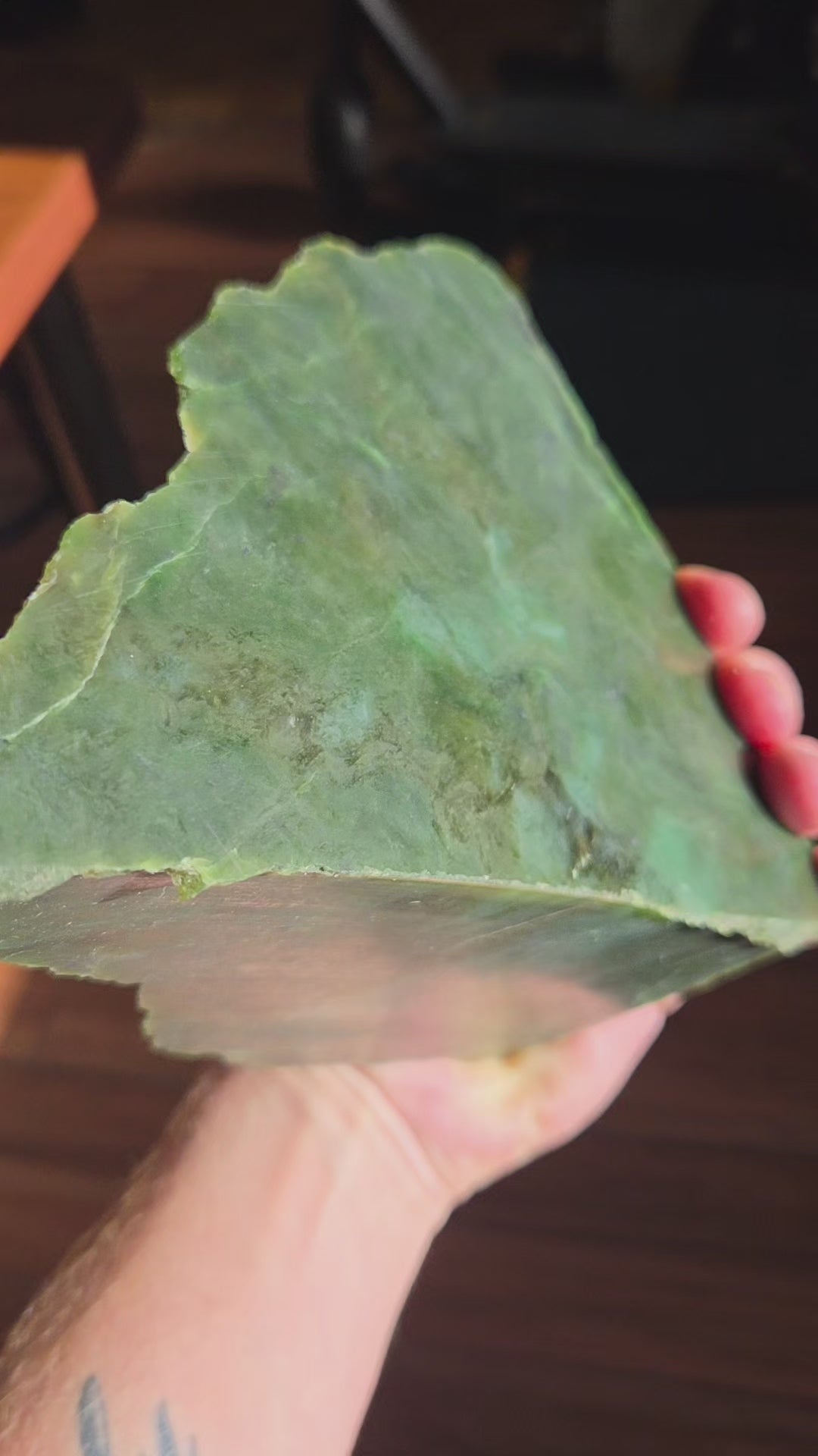 5lb de jade nephrite de la colombie-britanoque.