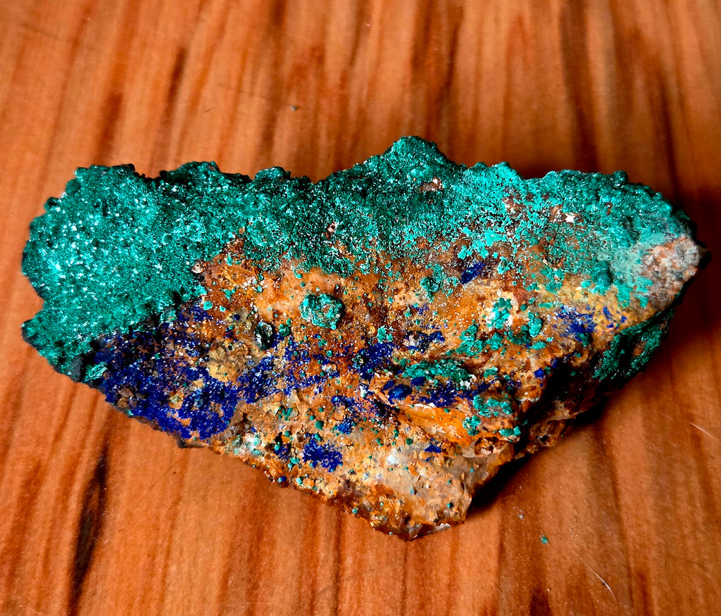 Spécimen d'Azurite et malachite du maroc