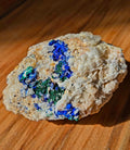 Azurite,malachite et quartz du maroc