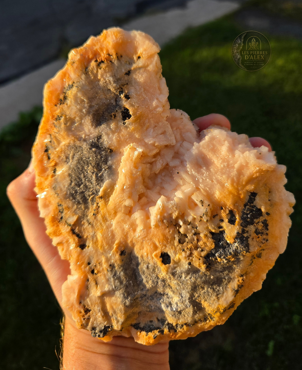 Dolomite rose naturelle