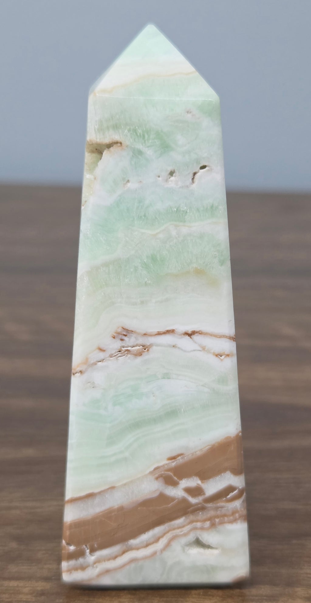Tour d'aragonite bleu #2