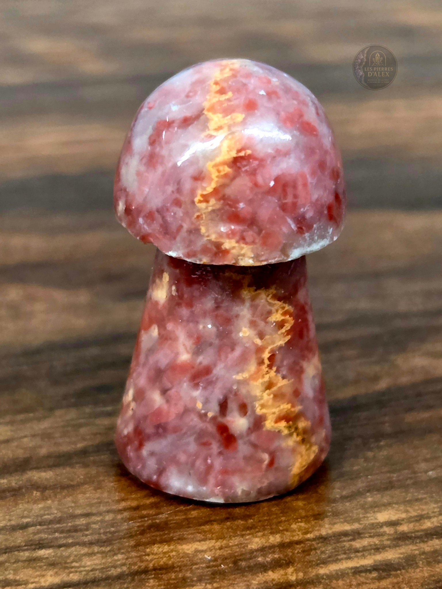 Champignon Quartz fraise.