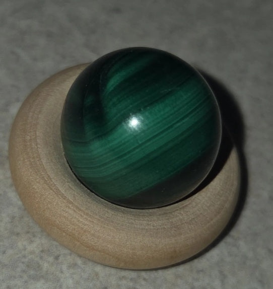 Sphère de malachite