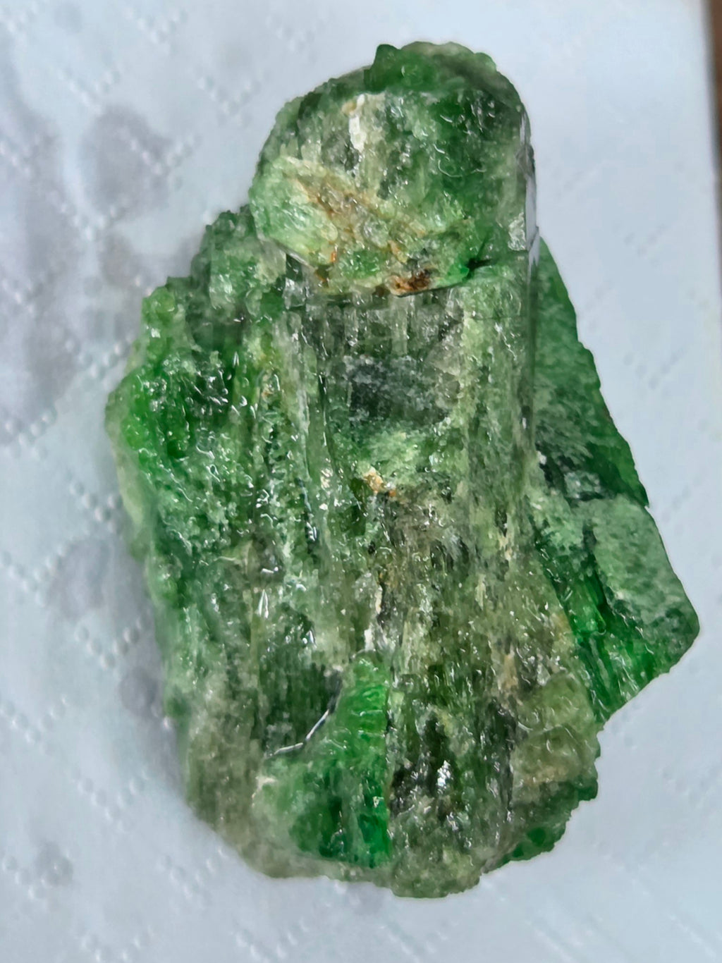Diopside de chrome brute ( Thetford mine )
