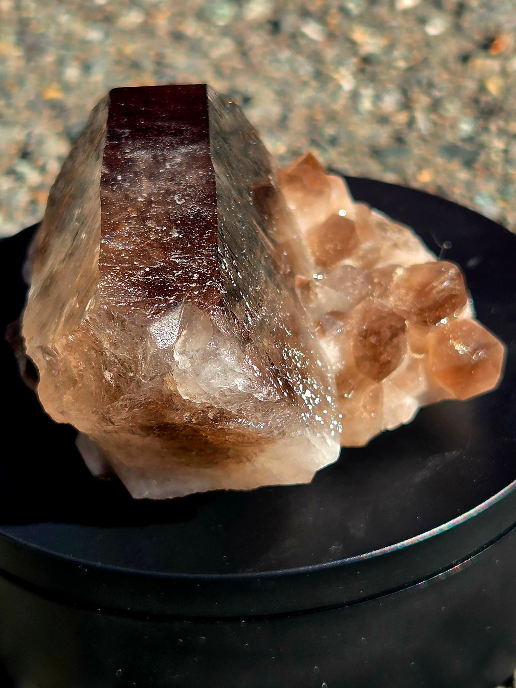 Cluster de Quartz Fumé Naturel