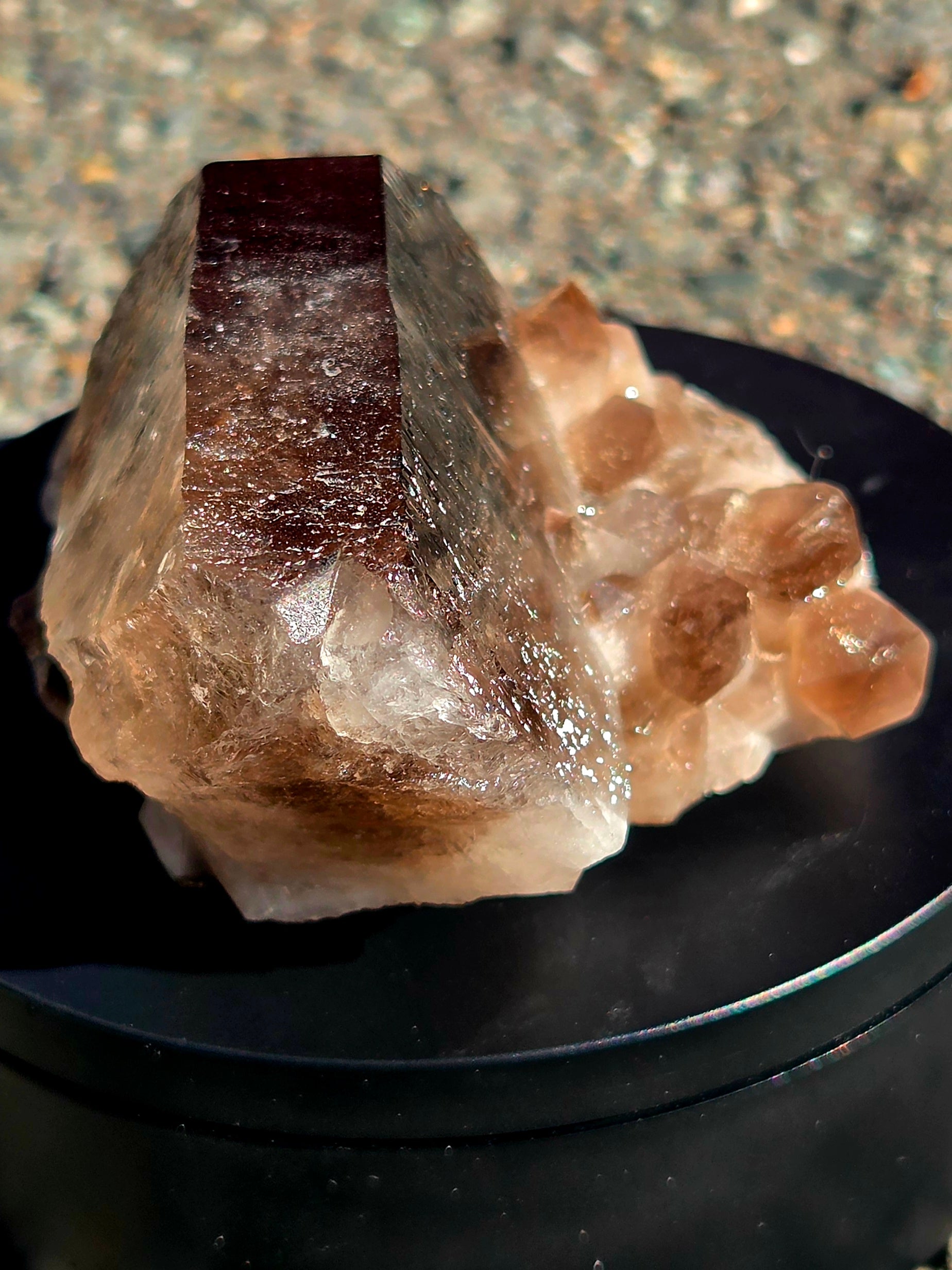 Cluster de Quartz Fumé Naturel