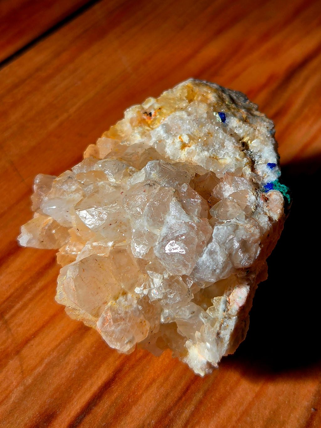 Azurite,malachite et quartz du maroc