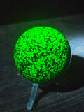 Sphère de willemite ( uv réaction )
