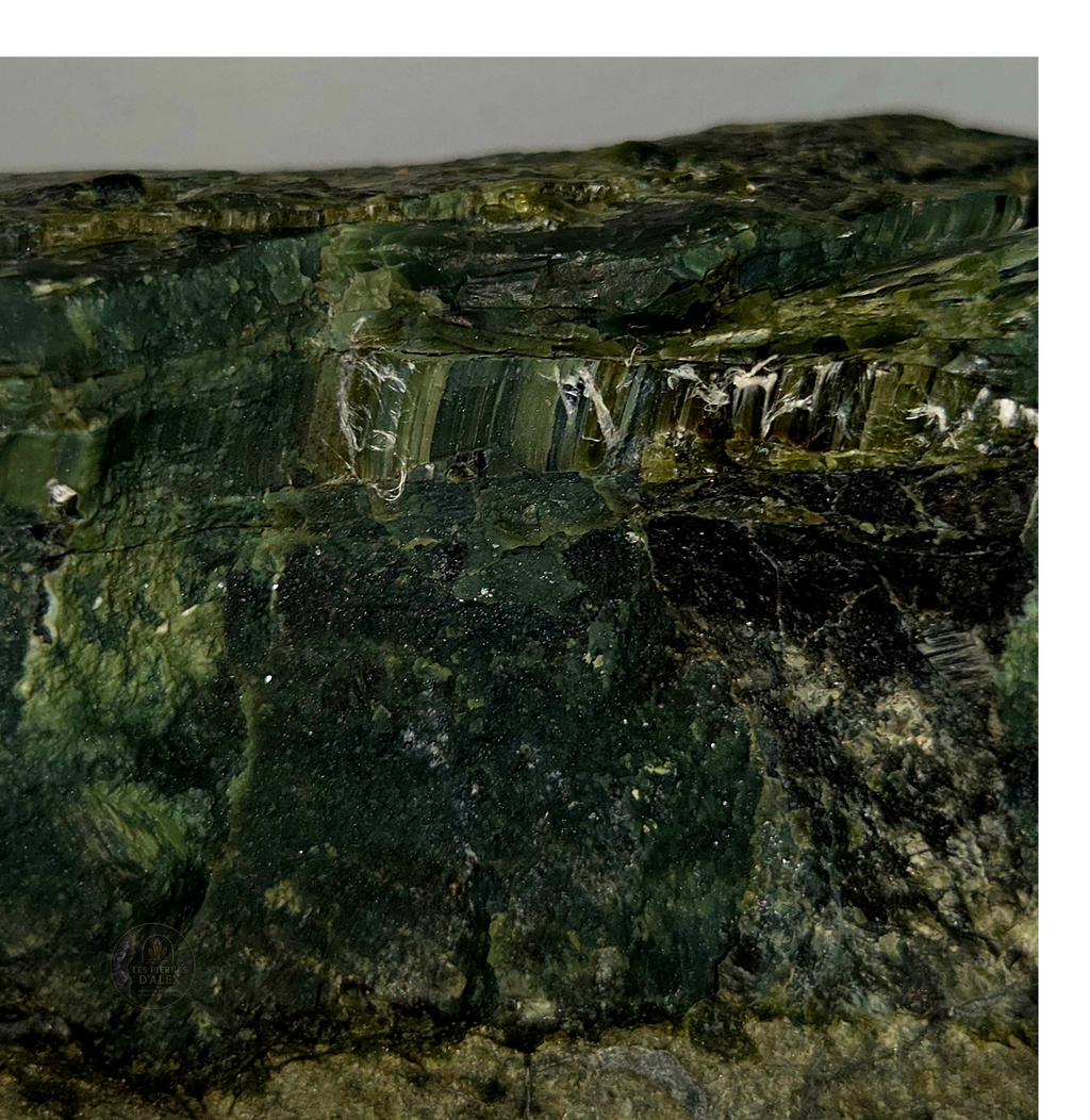 Serpentine avec chrysotile