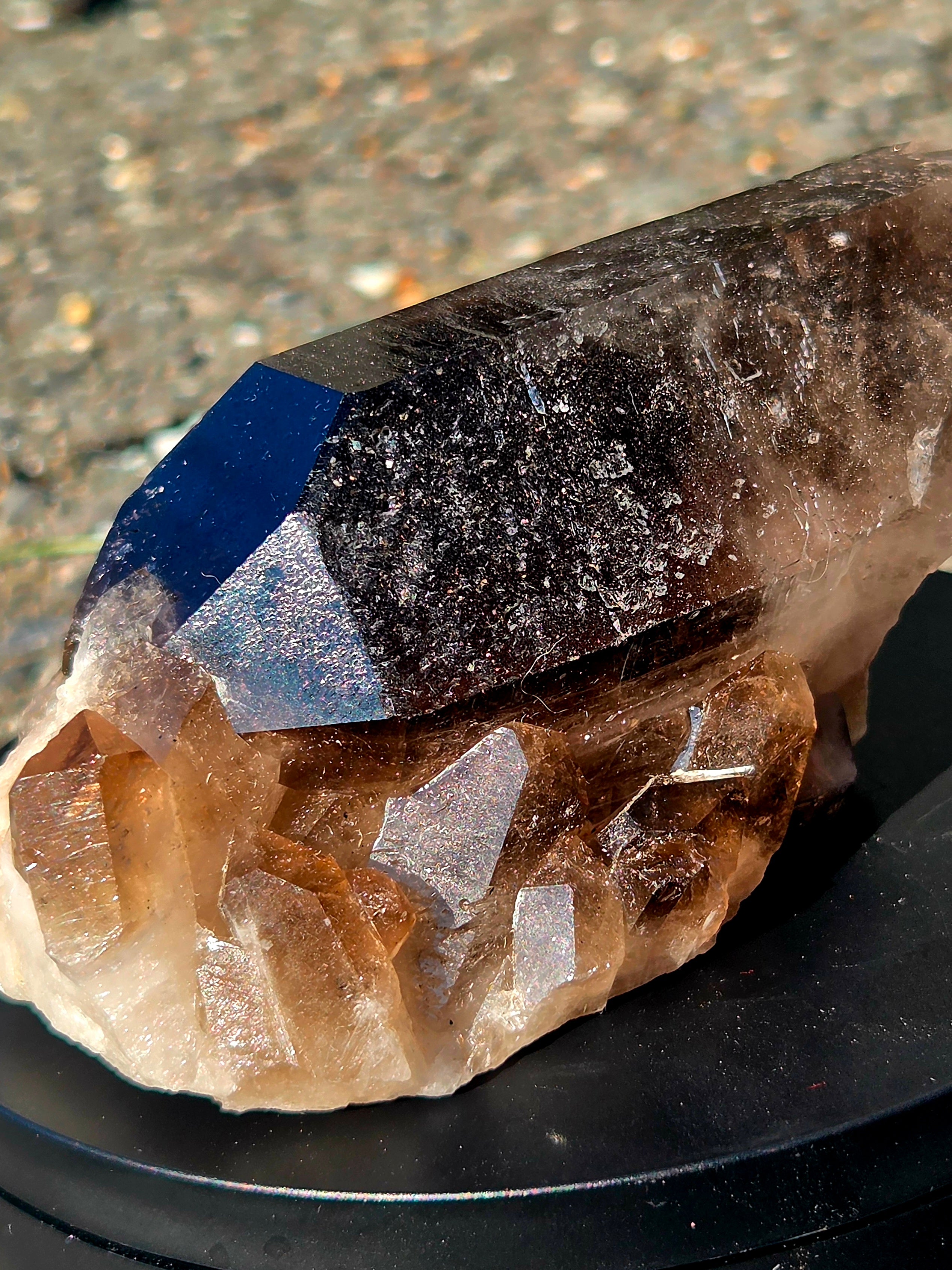 Cluster de Quartz Fumé Naturel