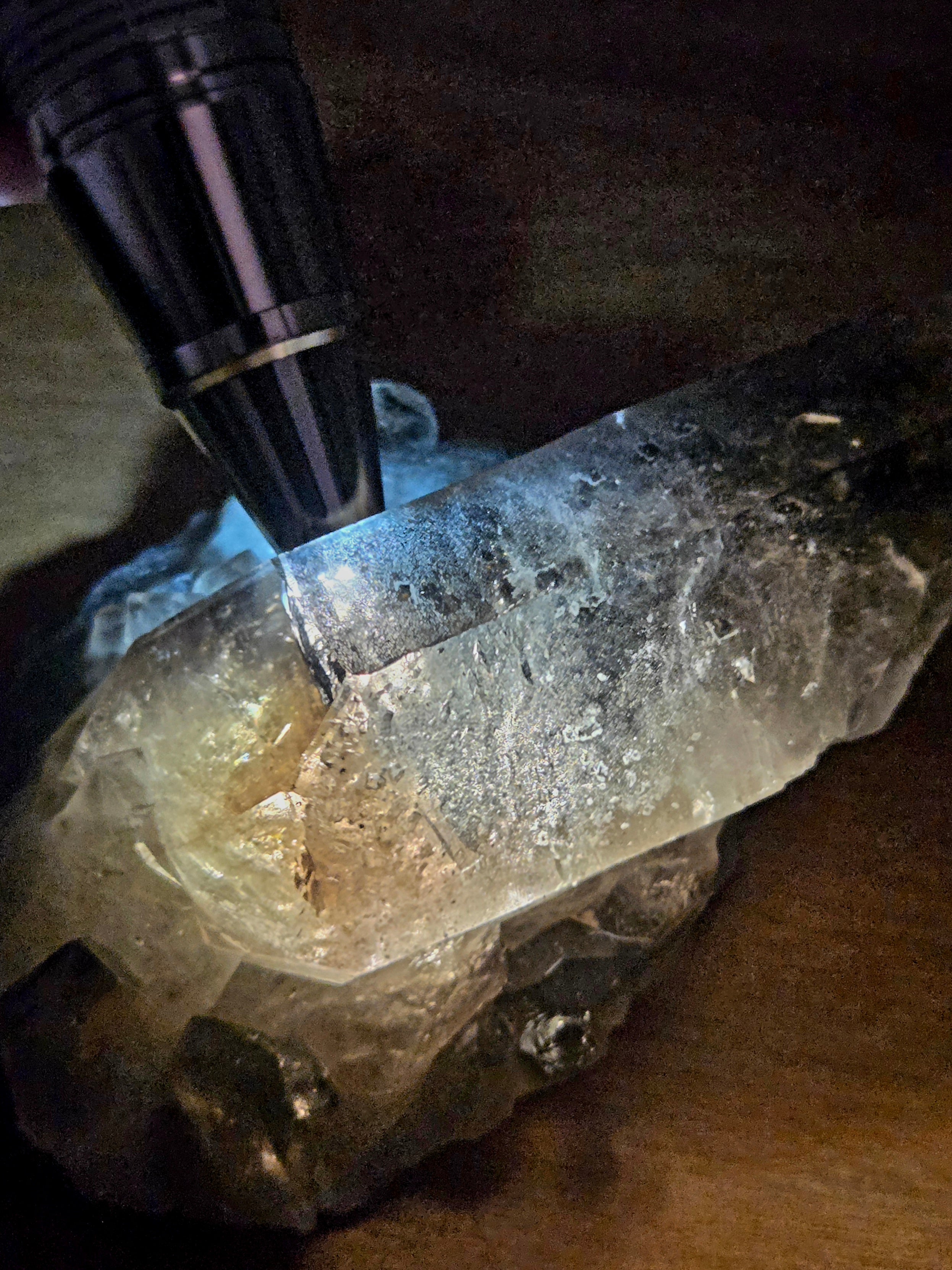 Cluster de Quartz Fumé Naturel