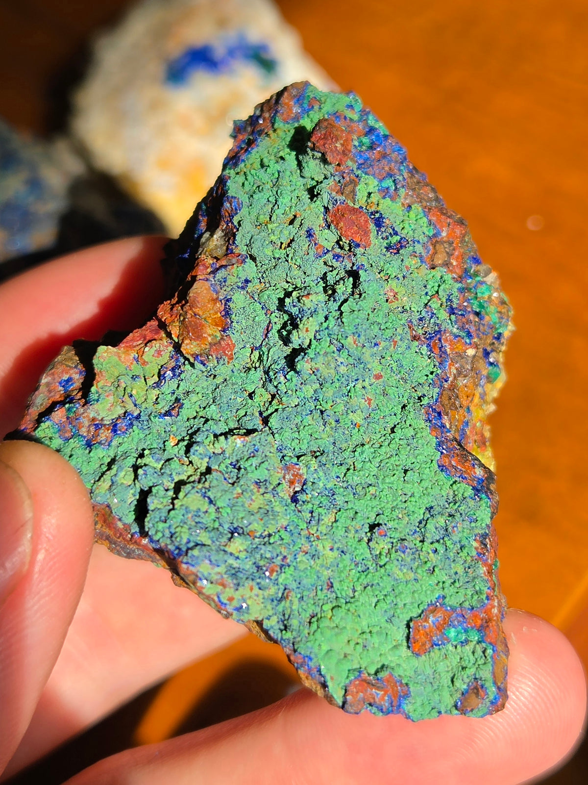 Azurite et malachite du maroc
