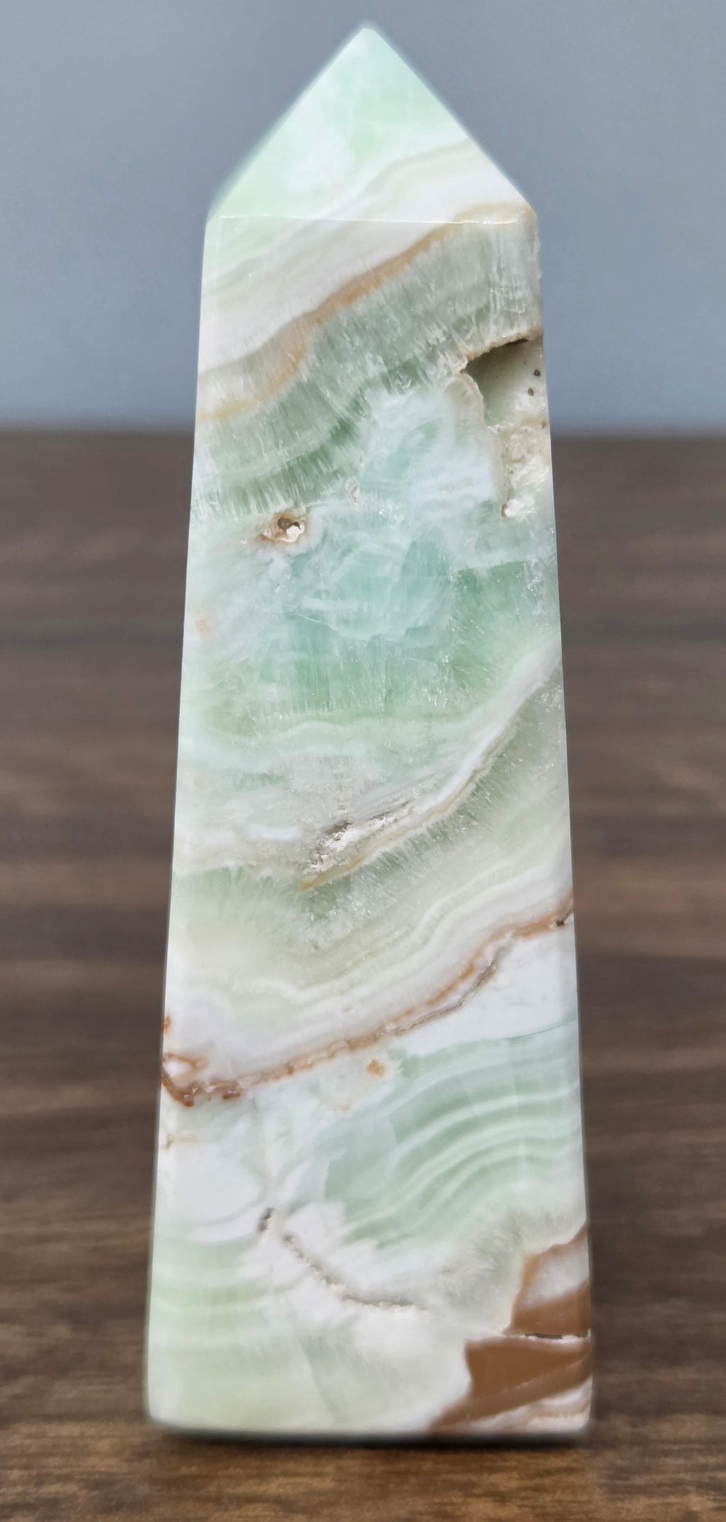 Tour d'aragonite bleu #2