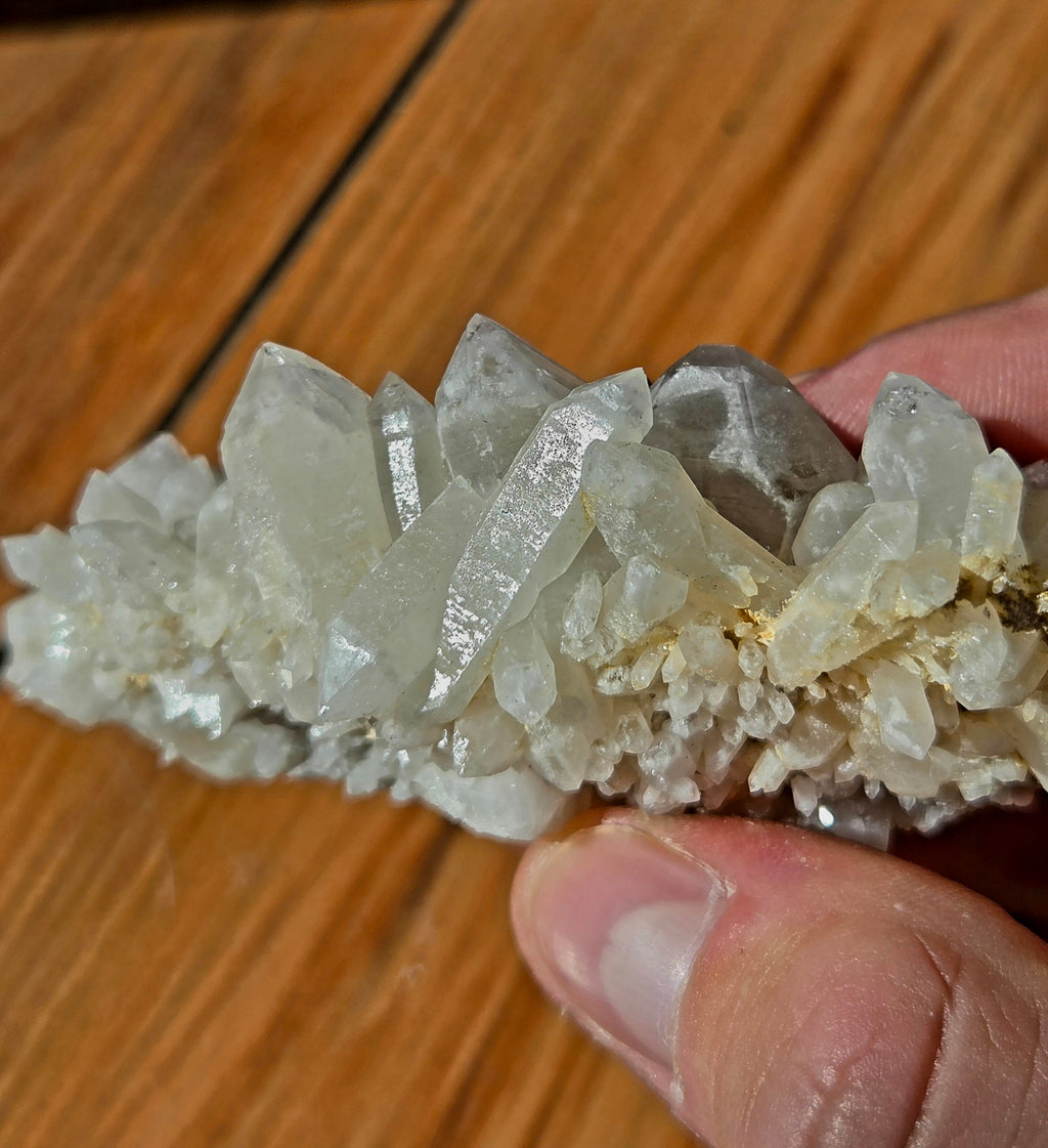 Quartz « bone » mine Pattys Prize Pocket, près de Hope (Colombie-Britannique) × 1
