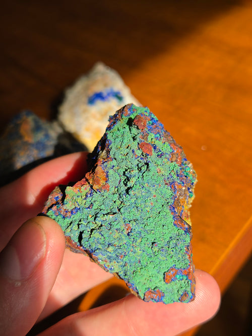 Azurite et malachite du maroc